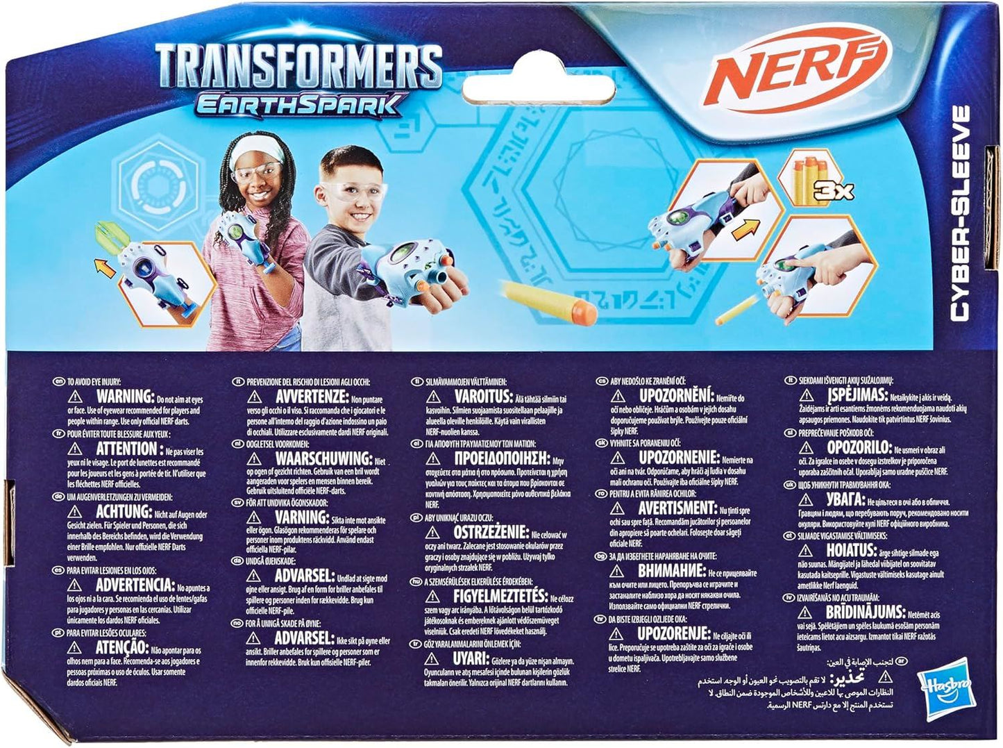 Transformers: Earth Spark 2-in-1 Cyber-Sleeve Battle Blaster F8441 Hasbro