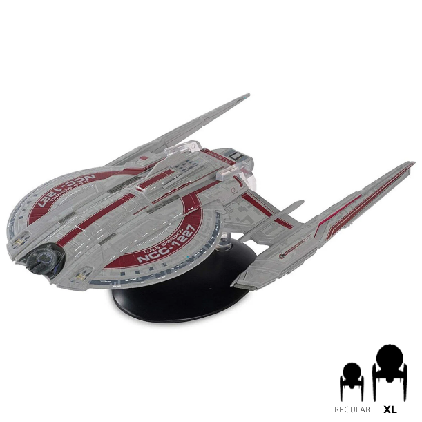 #22 U.S.S. Shenzhou NCC-1227 XL EDITION Starship Model Diecast Ship (Eaglemoss / Star Trek)