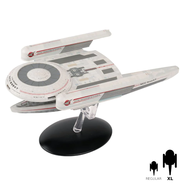 #28 Oberth Class U.S.S. Pegasus NCC-53847 XL EDITION Model Diecast Ship (Eaglemoss / Star Trek)