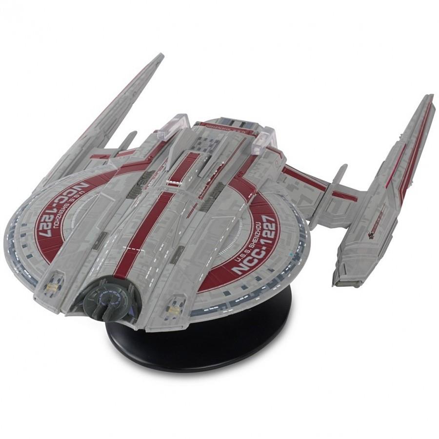 #22 U.S.S. Shenzhou NCC-1227 XL EDITION Starship Model Diecast Ship (Eaglemoss / Star Trek)