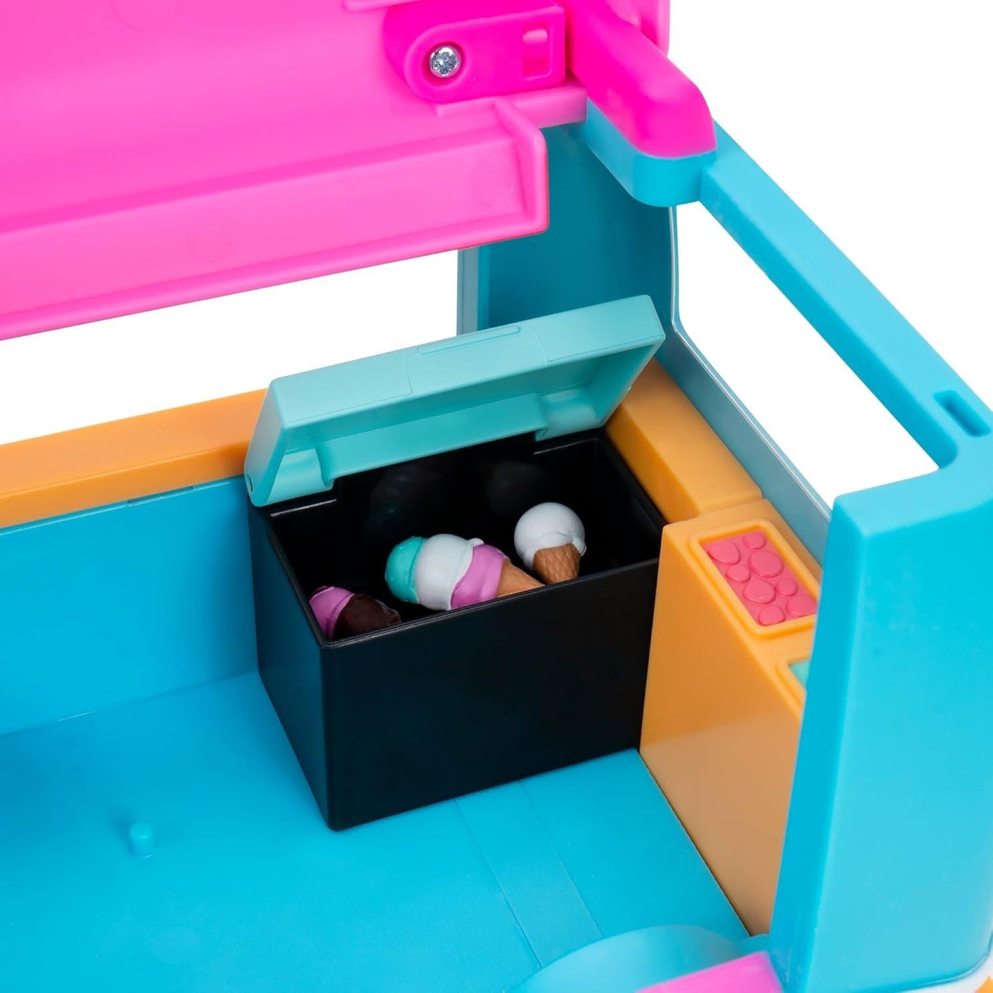 Ice Cream Truck AME0147 – Adopt Me! Lights & Sounds Vehicle Playset with Figures | Roblox-Inspired Role-Play Toy