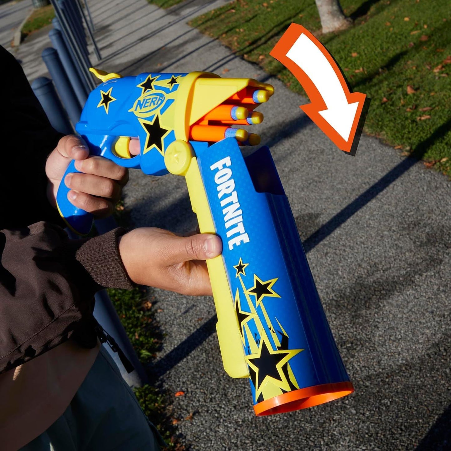 Half Tone Hero F8947 Dart Blaster Toy (Fortnite X NERF)