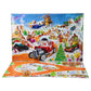 Hot Wheels 2025 Advent Calendar JCB47 – Includes 10 Die-Cast 1:64 Scale Cars + 24 Holiday Accessories | Kids Christmas Countdown Toy Gift Set