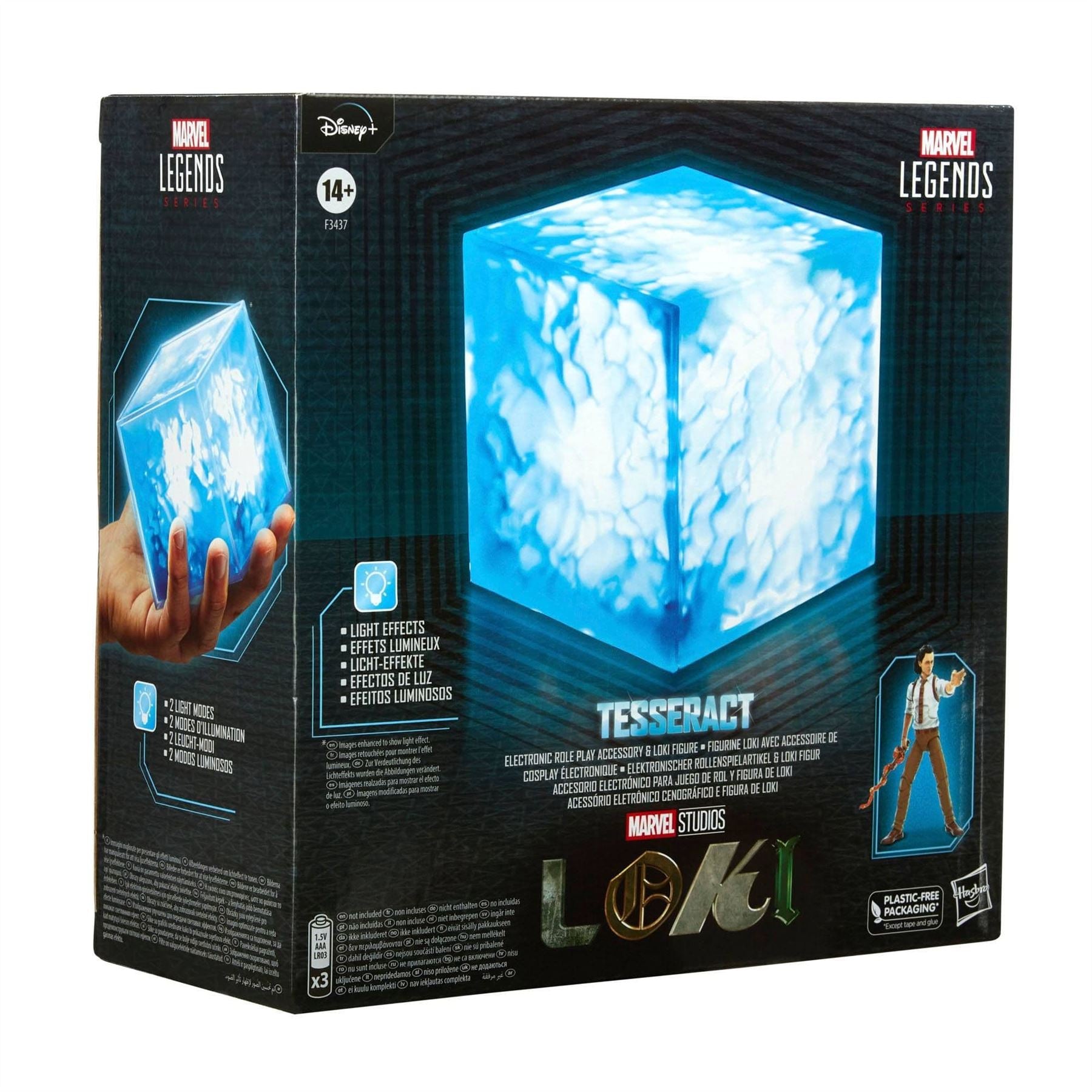 Tesseract F3437 Electronic Roleplay Accessory & Loki Figure (Marvel Le ...