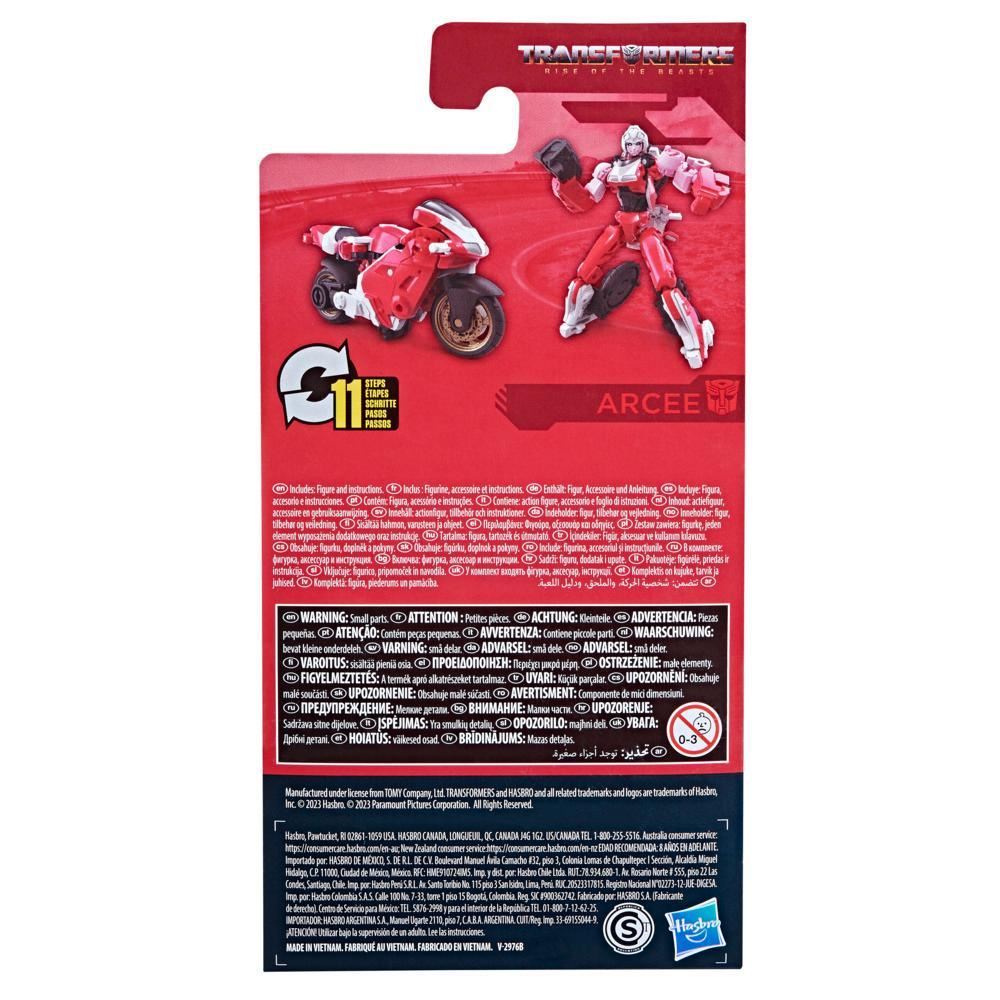 Transformers: Rise of the Beasts Arcee Studio Series Age 8+ F7228 Hasbro