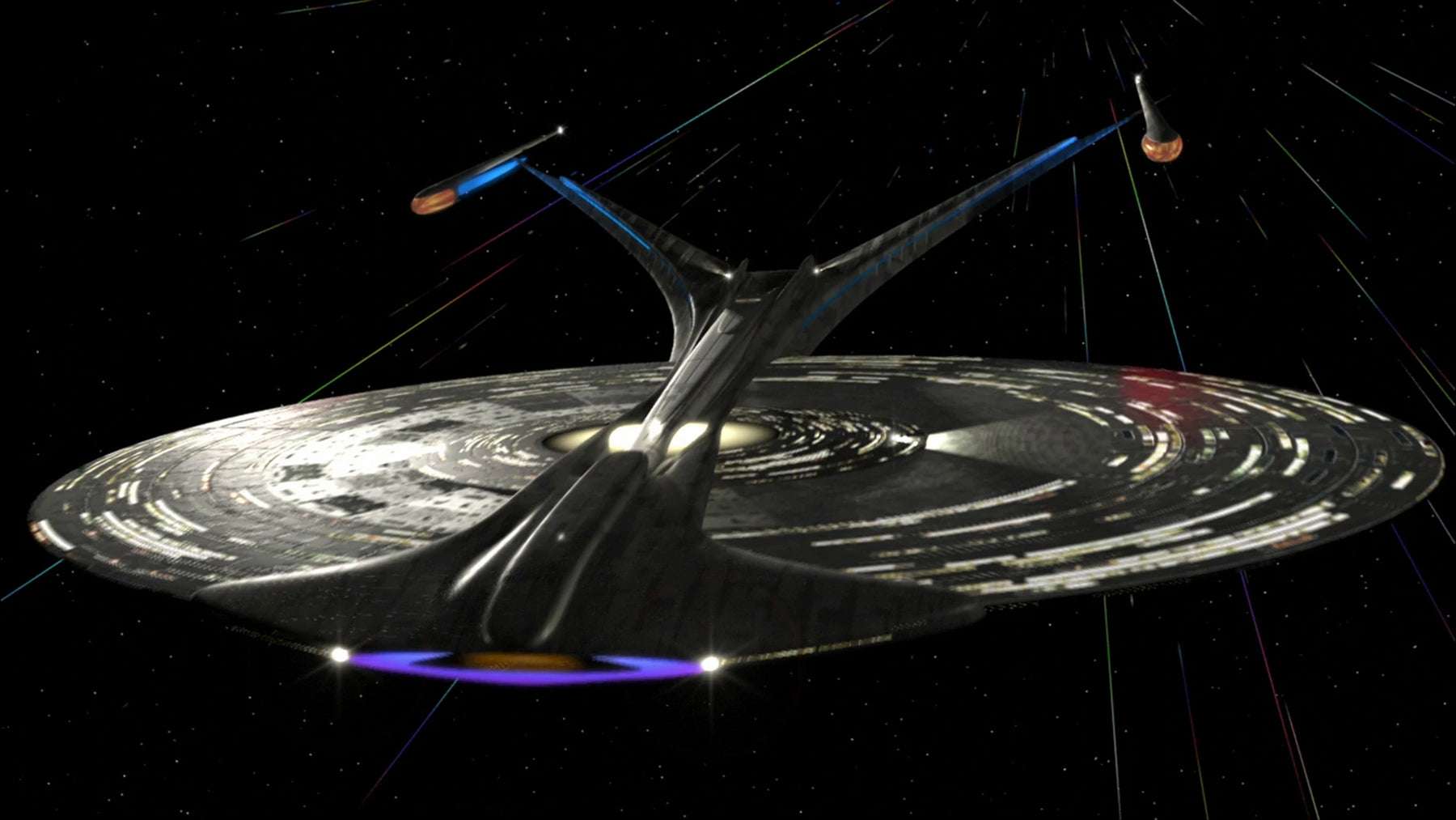 #19 U.S.S. Enterprise NCC-1701-J (Universe-class) XL EDITION Diecast Model Ship (Eaglemoss / Star Trek)