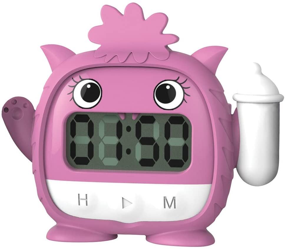 Baby Milk Timer (meiko the Milk Monster) Digital Glow-in-the-Dark PINK ...