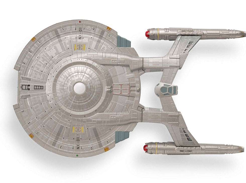 #04 Enterprise NX-01 XL EDITION Model Diecast Ship (Eaglemoss / Star Trek)