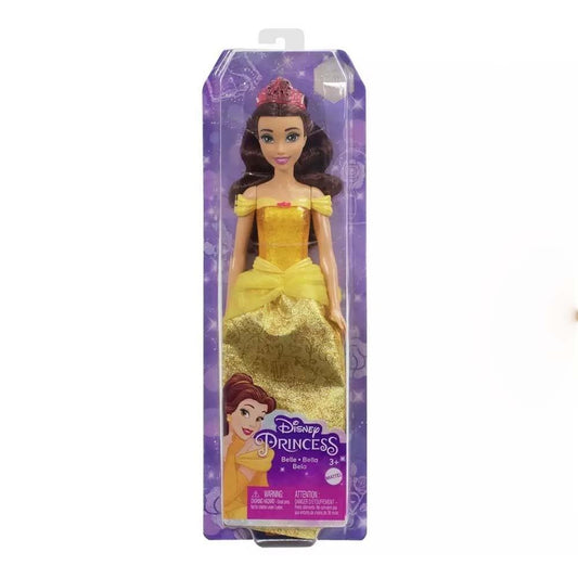 Disney Princess Belle Fashion Doll HLW11 Posable Movie Dress Sparkling Tiara