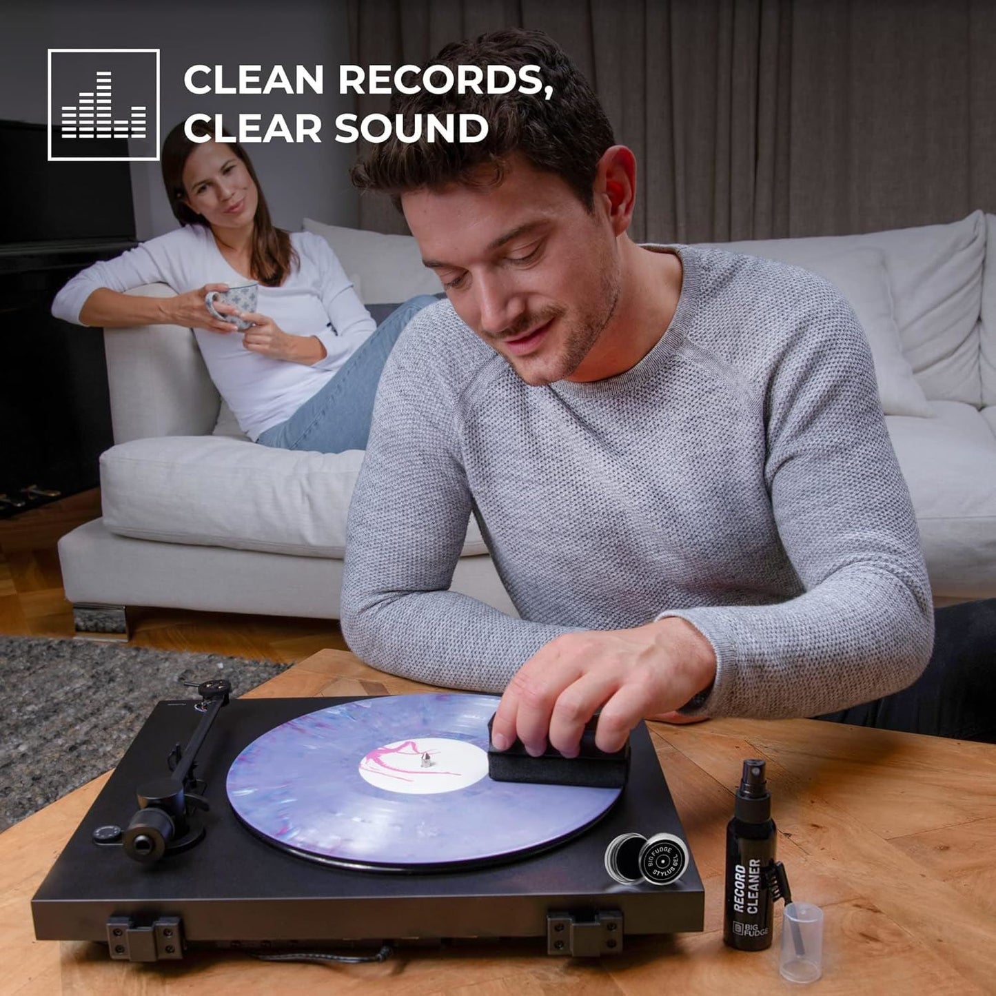Record Cleaning Kit BFRC-Pro102 Professional Series Vinyl Set (Big Fudge)