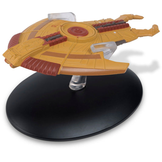 #33 Cardassian Hideki Starship Model Die Cast Ship (Eaglemoss / Star Trek)